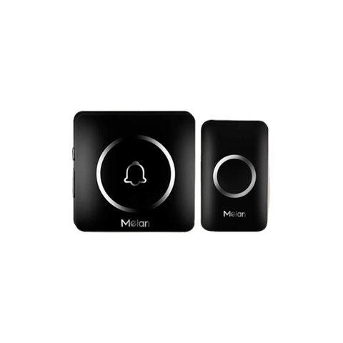 Bel Pintu Nirkabel Berkualitas Tinggi dengan Baterai, Lonceng Pintu Hitam dan Putih - Ideal untuk Bisnis for sale at factory direct price