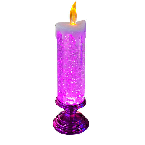 Nouvelles Veilleuses Décoratives Européennes Artisanales, Lampes de Nuit LED Souvenirs Touristiques, Bougies en Cristal de Rêve Colorées et Tendance