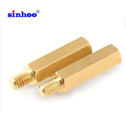 Hex Stud Riser Custom M2 M3 M4 M5 M6 M8 Male Female Threaded Pcb Hex Standoff Spacer ...