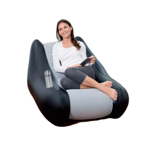 Blow up camping discount chair