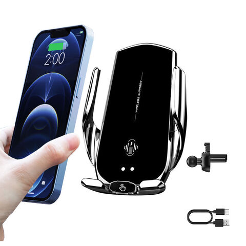 Chargeur de voiture sans fil Support de téléphone 15w Qi Charge