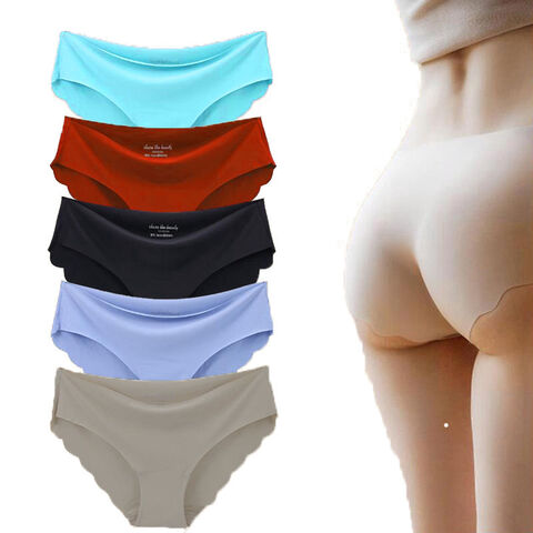 Women Sexy Solid 95% Cotton 5% Spandex Underwear - Expore China