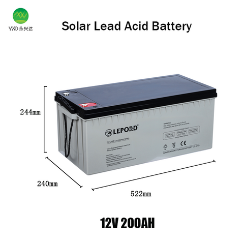 Solar Lead Acid Battery, Deep Cycle Lead Acid Battery For Solar Storage