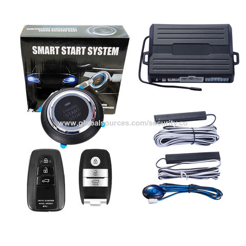 Système de sécurité d'alarme de voiture GSM et GPS, moteur d'arrêt de  démarrage à distance et verrouillage central automatique Bluetooth