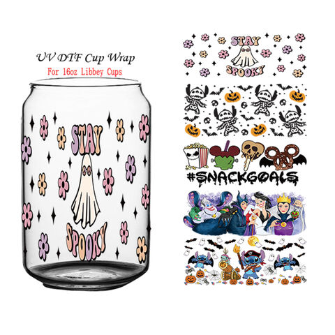Buy Wholesale China Sewill Hot Sale Halloween 16oz Uv Dtf Cup Wrap Decal  Custom Uvdtf Cup Tumbler Wraps Transfers Stickers Nursing & Self Adhensive  Uv Dtf Transfer Label Sticker Uv at USD