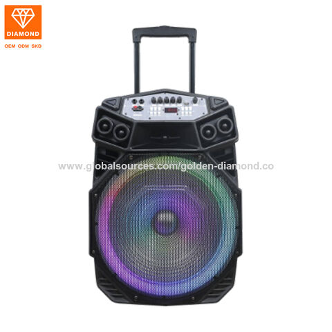 High Quality 18 Inch Trolley Bluetooth Speaker For Battery Outdoor