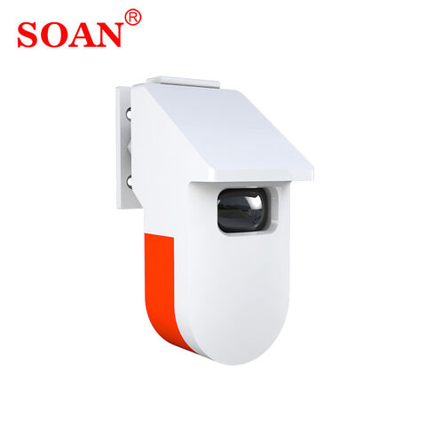 Alarm Sensor Gerak Inframerah Pintar, Peringatan Masuk Luar Ruangan, Bel Pintu dengan Baterai Isi Ulang for sale at factory direct price