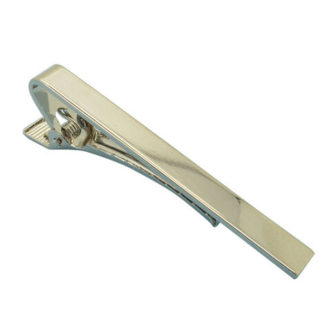 1pc High Quality Electroplated Three Color Mens Business Tie Clip