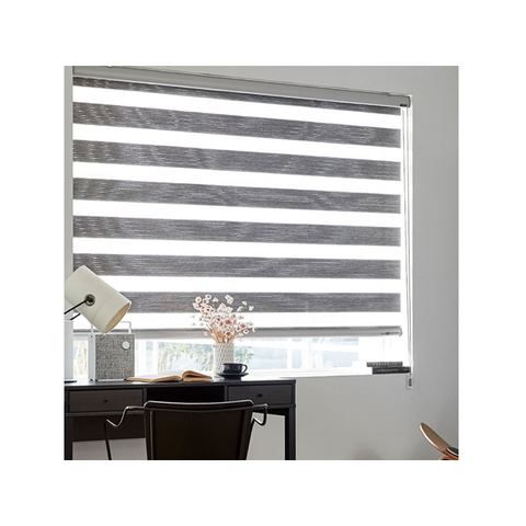 LOW COST BLACKOUT COMBI BLIND ZEBRA BLINDS SHADES DECOWIN TEXTILE MADE IN KOREA HIGH QUALITY HOME DECORATION for sale at factory direct price