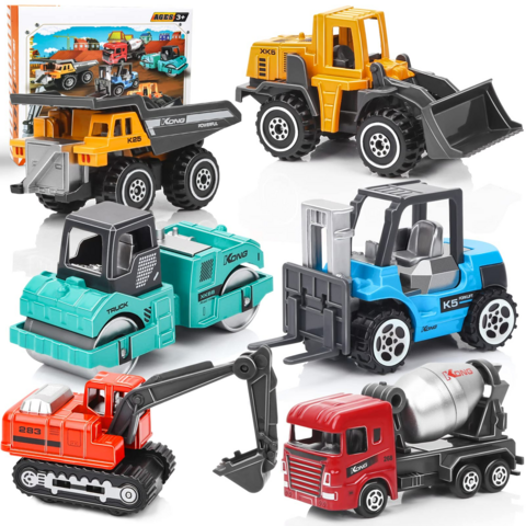 Toy Construction Trucks! Playing with Diggers & Toy Trucks