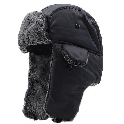 Unisex Russian Trapper Hat With Ear Flaps & Face Mask – Winter Ushanka Hat For Men & Women | Windproof, Warm Aviator Pilot Cap For Outdoor