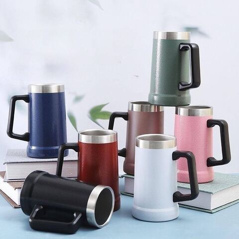 Thermos Coffee Travel Mug Stainless Steel Vacuum Flask Double Layer Gift  Set 
