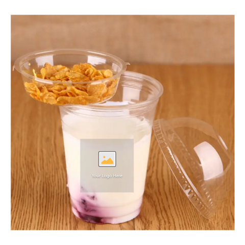 Glass Snack Yogurt Container, Glass Ice Cream Bowl