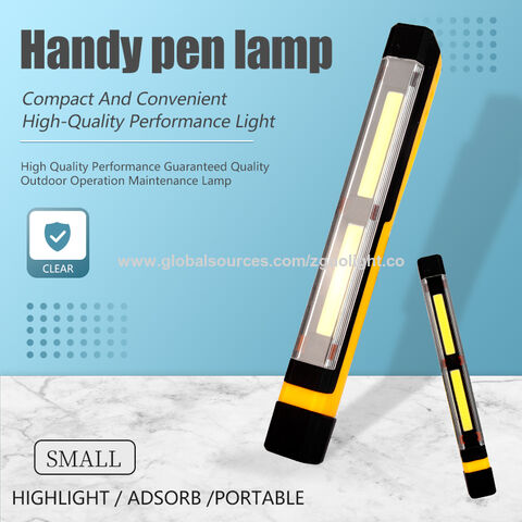 Portable Mini Light Working Inspection light COB LED Multifunction  Maintenance flashlight Hand Torch lamp With Magnet AAA