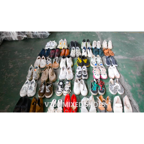 Original Wholesale Bulk Second Hand Shoes Sports Shoes Stock