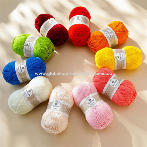 Buy Wholesale China Wholesale High Quality Milk Cotton Yarn 4ply