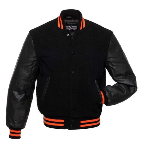 All Leather Custom Letterman Jacket from