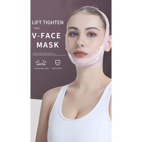 Buy Wholesale China Adjustable Double Chin Strap Double Chin Reducer Mask  Face Lifting Belt Face Slimming Strap & Chin Strap at USD 2.3