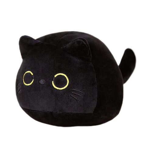Squishy pillow Cartoon Animal black cat Plush squishmallow Custom toy throw pillow Wholesale OEM for kids for sale at factory direct price
