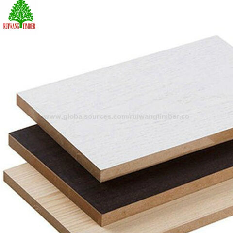 2.5mm Thickness Melamine MDF Board/ Plain MDF - China Home