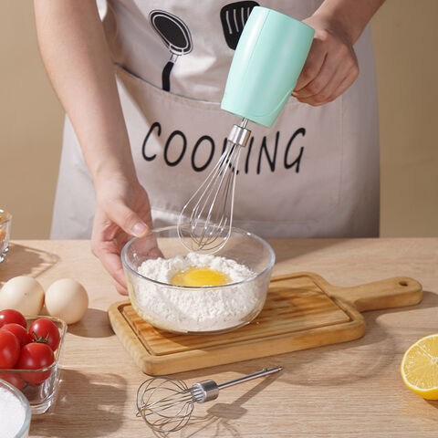 Electric Cordless Hand Mixer 3 Speed Kitchen Handheld Mixer 20W with Egg  Beater for Baking