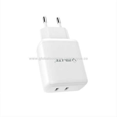OEM LOGO 40w usb c cargador de puerto dual pd tipo-c adaptador de cargador rápido para iphone 14 13 12 pro max
