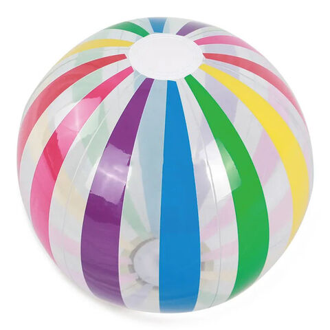 Buy Wholesale China Beach Ball, Five Color Stripes Translucent Pattern ...