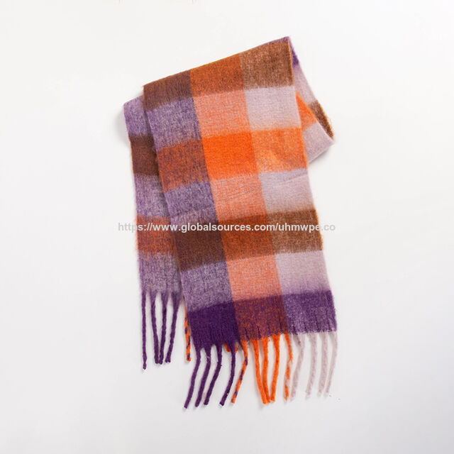 Cachecol de Caxemira de Luxo Feminino Inverno Quente Espesso Sólido Capa Envoltórios Bandana Feminina Pashmina Longa Borla Feminina Foulard Cobertor Grosso for sale at factory direct price