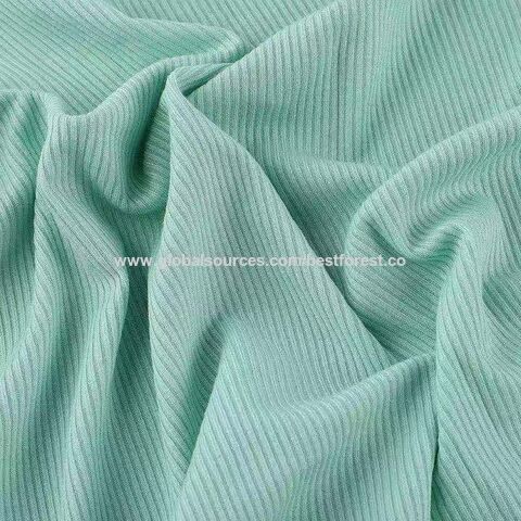 Buy Wholesale China 40s 2*2 Rayon Spandex Rib Fabric & Rib Fabric ...