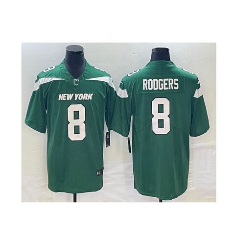 8 Aaron Rodgers Ahmad Sauce Gardner Football Jersey Garrett Wilson