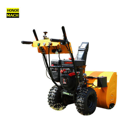 Gasoline Snow Road Sweeper, Mini Snow Sweeper With 6.5HP Engine