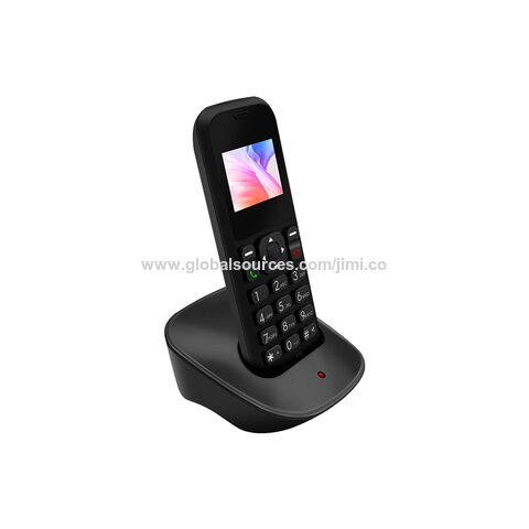 Téléphone Fixe Sans Fil 3G 4G avec Personnalisation de Bande de Fréquence, WiFi, Gros Bouton pour Bureau et Domicile