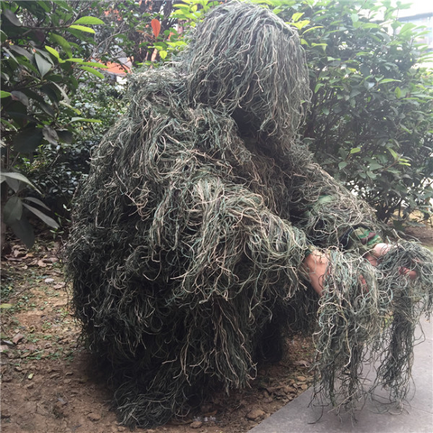 Wholesale Custom Leaf Camo Camouflage Clothing Sniper Ghillie Suit Material  - China Hunting and Outdoor Sport price