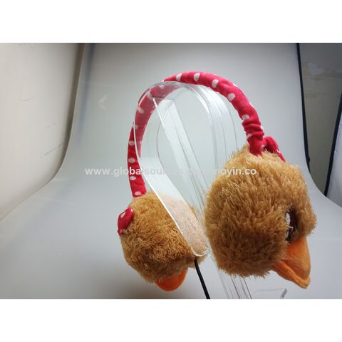 Cute fluffy online headphones