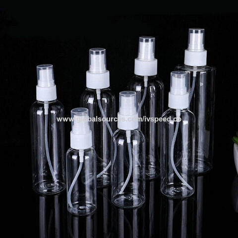 Manufacturer Custom 10 15 20 30 50 60ml Colored PET Recycled Luxury Empty Plastic Pump Spray Perfume Bottles For Cosmetics