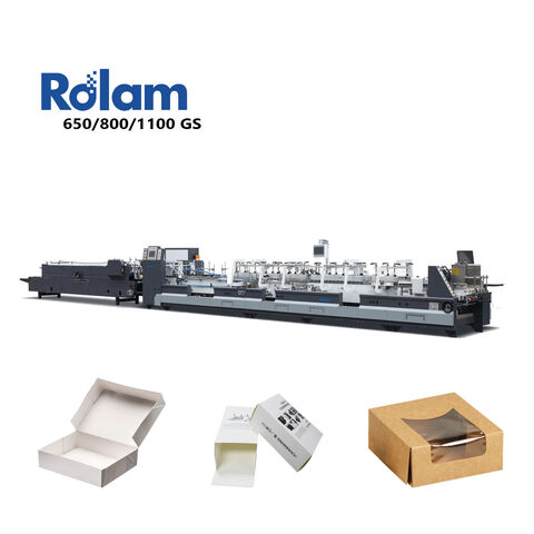 Small Box Folder Machine Buy Wholesale China High Speed Motor Small Box Folder Gluer 400m/min ...
