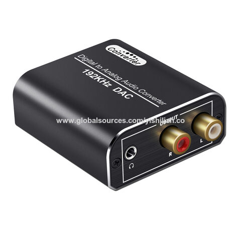 Compre Adaptador De Convertidor De Audio Coaxial óptico Digital A