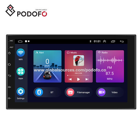 Buy Wholesale China Podofo 1+32 1 Din Android Car Radio Autoradio 7  Retractable Touch Screen Gps Wifi Bt Fm Rds Aux Oem Factory & 1 Din Android Car  Radio at USD 51.99