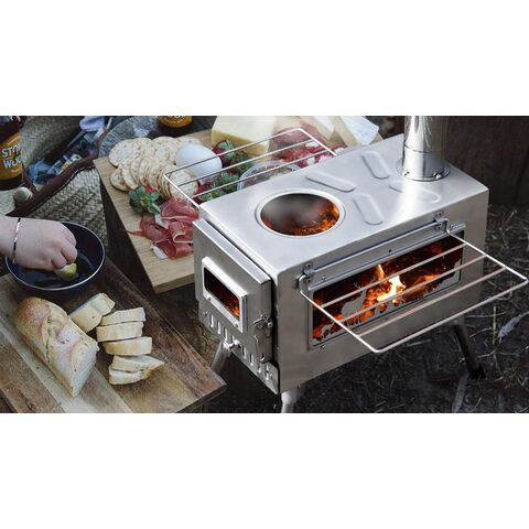 Buy Wholesale China Cookmate Fashion Pattern Outdoor Backpacking Smokeless  Wood Cooking Stove u0026 Hot Burning Stove With Window at USD 65.5 | Global  Sources