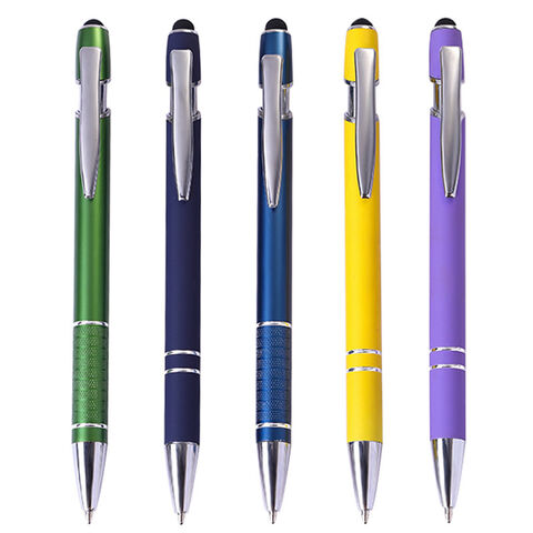 Bolígrafo de punta redonda en oferta, bolígrafo barato con agarre, bolígrafos roller, regalo promocional, bolígrafo con logotipo personalizado