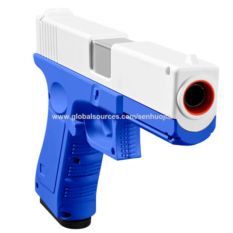EVA Soft Bullet Double Barrel Toys Gun Foam Blasters Pistol Shell Ejecting