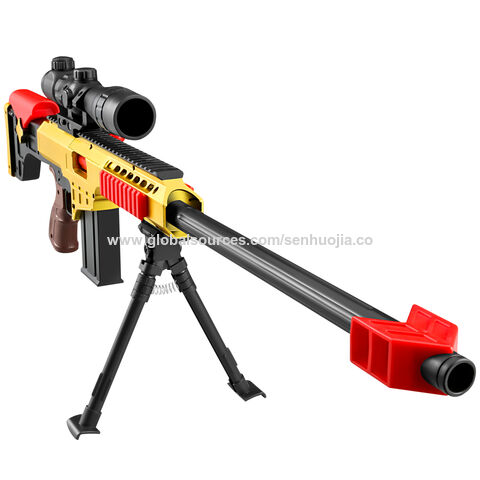  Pistola de juguete con bala suave, modelo educativo de escopeta  de juguete, juegos de disparos, pistolas de juguete para niños. : Juguetes  y Juegos
