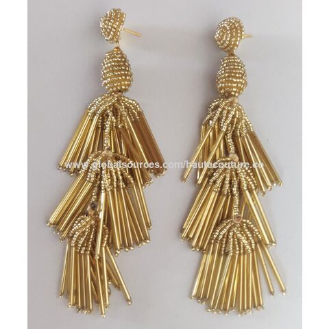 Amazon.com: Vintage Chain Fringe Dangle Earrings American Indian Feather Long  Earrings: Clothing, Shoes & Jewelry