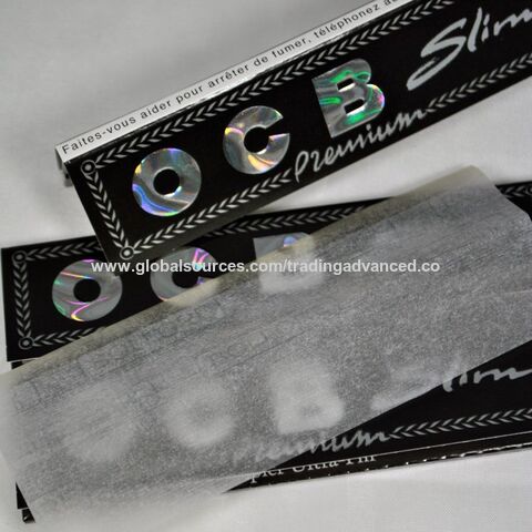 Ocb Slim Premium Rolling Papers with Tips - China Cigarette Rolling Paper  and Smoking price