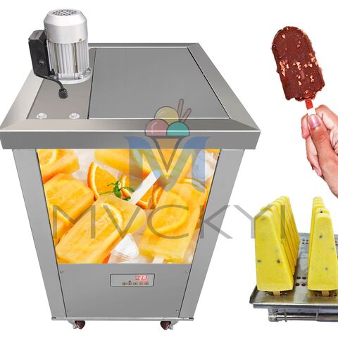 Stainless Steel Ice Pop Maker Popsicle Machine Ice Cream Bar