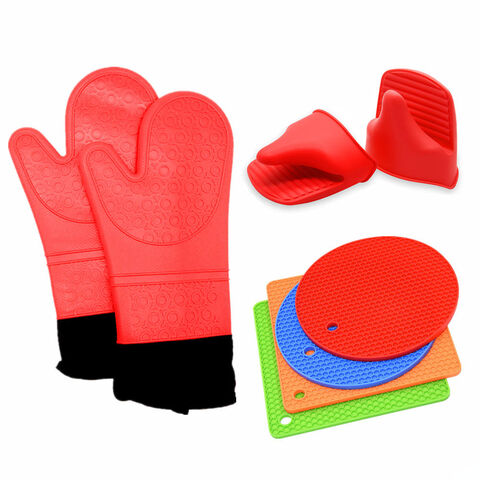 Silicone Hot Mats Set, Silicone Hot Pads, Silicone Pot Mat for