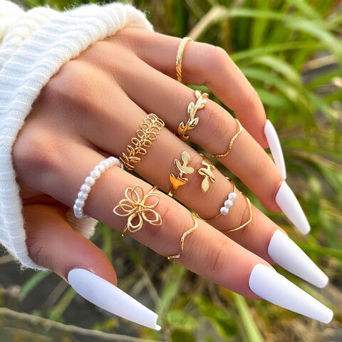 Jewelry For Women Rings Diamond Ring Popular Exquisite Ring Simple Fashion  Jewelry Popular Accessories Cute Ring Pack Trendy Jewelry Gift for Her -  Walmart.com