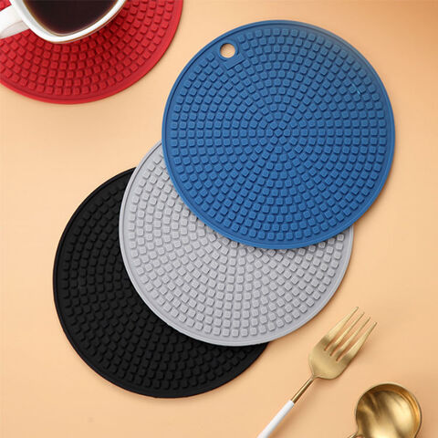 Buy Wholesale China Kitchen Utensil Heat Resistant Coasters Set Honeycomb Silicone  Rubber Dish Mat Silicone Coaster & Silicone Trivet Mats at USD 0.5