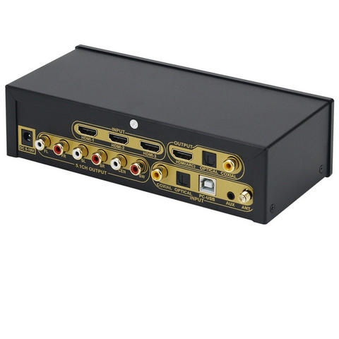 HDMI DTS 5.1 Audio Decoder Bluetooth 5.0 Receiver DAC AC3 FLAC APE 4Kx2K  HDMI to HDMI