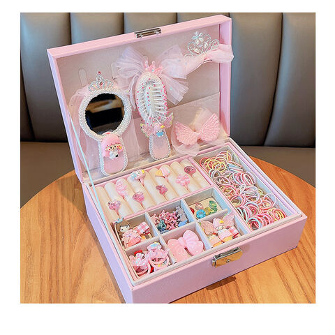 Buy China Wholesale Diy Hair Bows Clips Cute Girl's Elastic Hair Ties  Assorted Styles Birthday Hair Accessories Gift Box Set For Kids With Storage  Box & Hair Accessory Gift Set $5.5